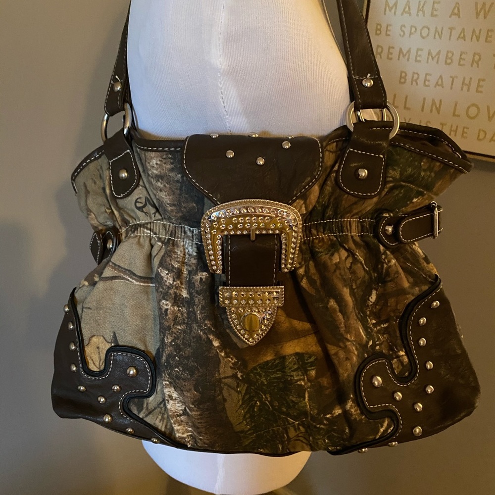 Bling Camouflage Purse